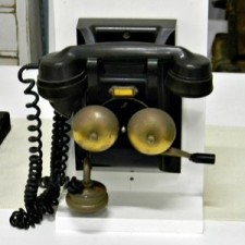 Vintage black phone