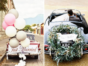 Quirky Parties Car Decor Balloons Floral Flowers
