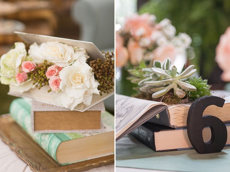 Vintage Wedding Book Decor Ideas – The Perfect Love Story