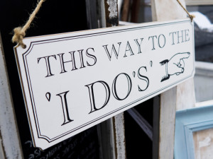 This way to the I do's