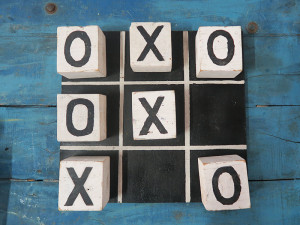 Quirky Parties - Naughts and crosses - top view