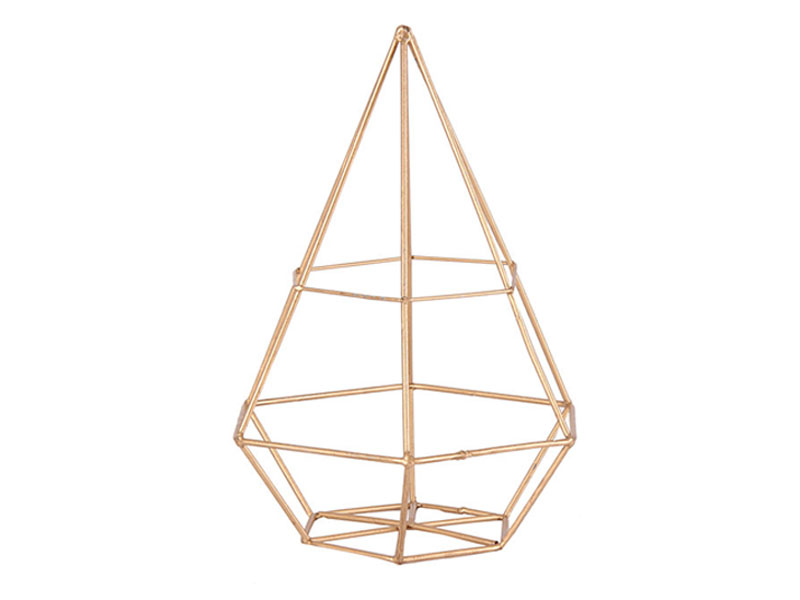 Copper geometric lantern - Hire R35 - Quirky Parties